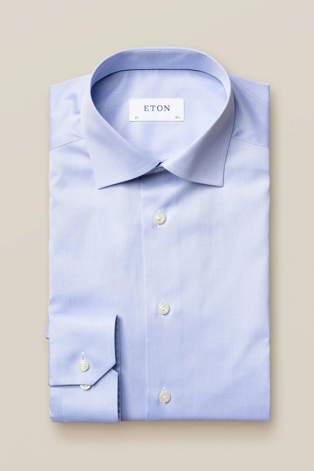 Eton - Lichtblauw Slim overhemd
