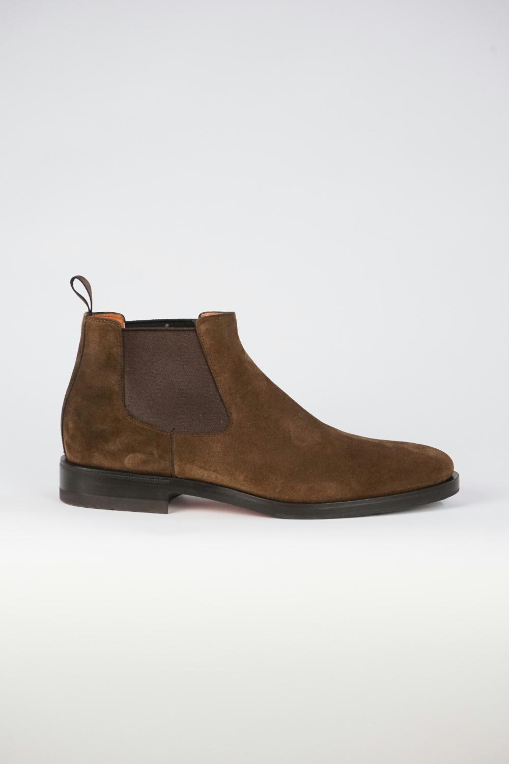 Opstand Aanvankelijk Sympathiek Santoni - Bruine Suede Ankle boots - Zoetelief Mode