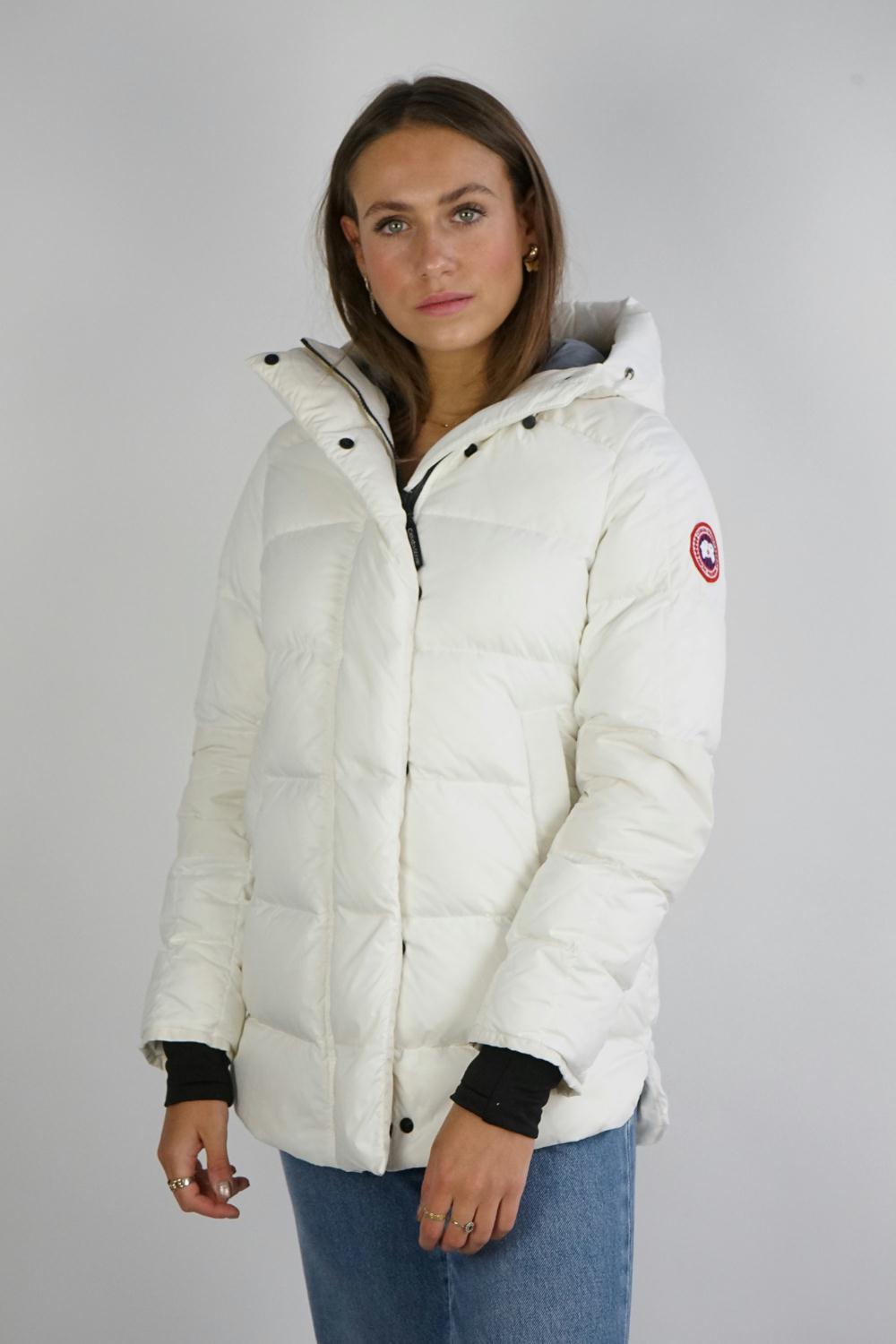 neus wapen formaat Canada Goose - Witte Alliston donsjas - Zoetelief Mode