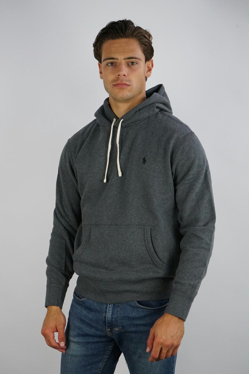 Bank Empirisch In het algemeen Polo Ralph Lauren - Grijze Fleece hoodie - Zoetelief Mode