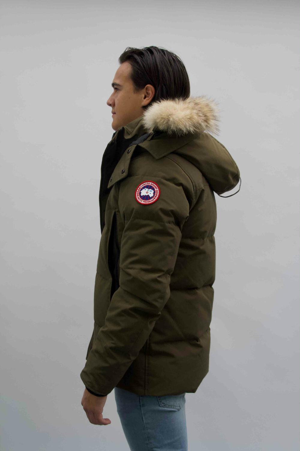 Canada Goose Groene Wyndham parka - Zoetelief Mode