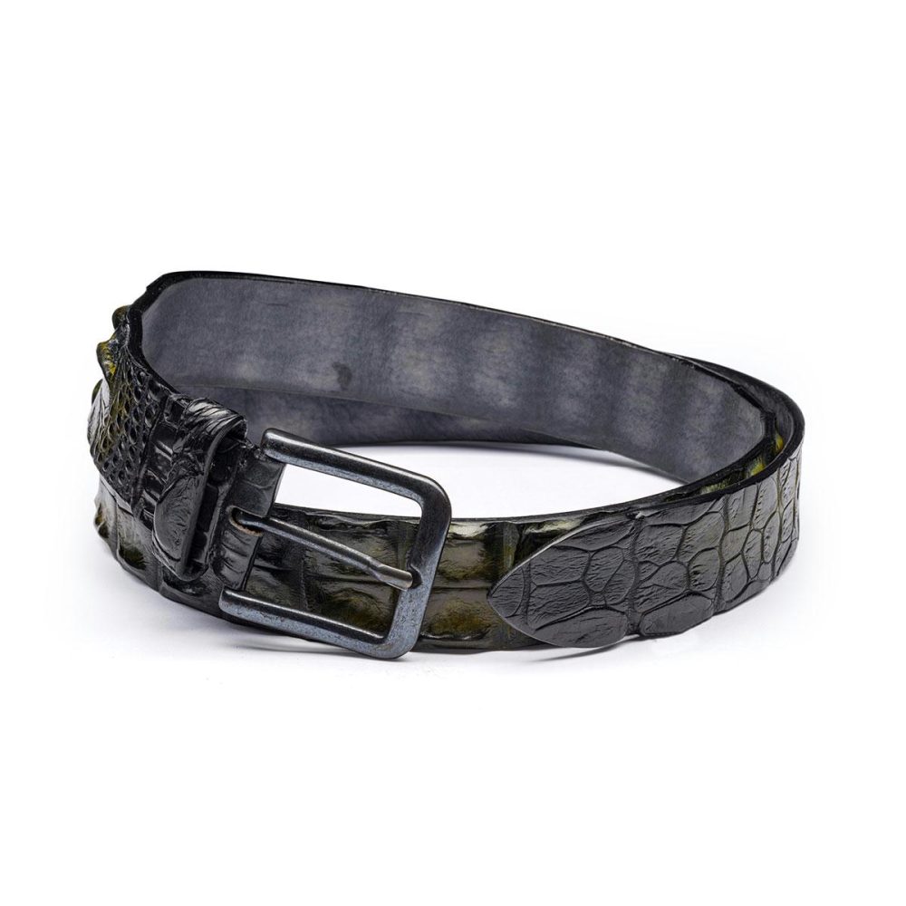 Post & Co. - Groene Croco riem