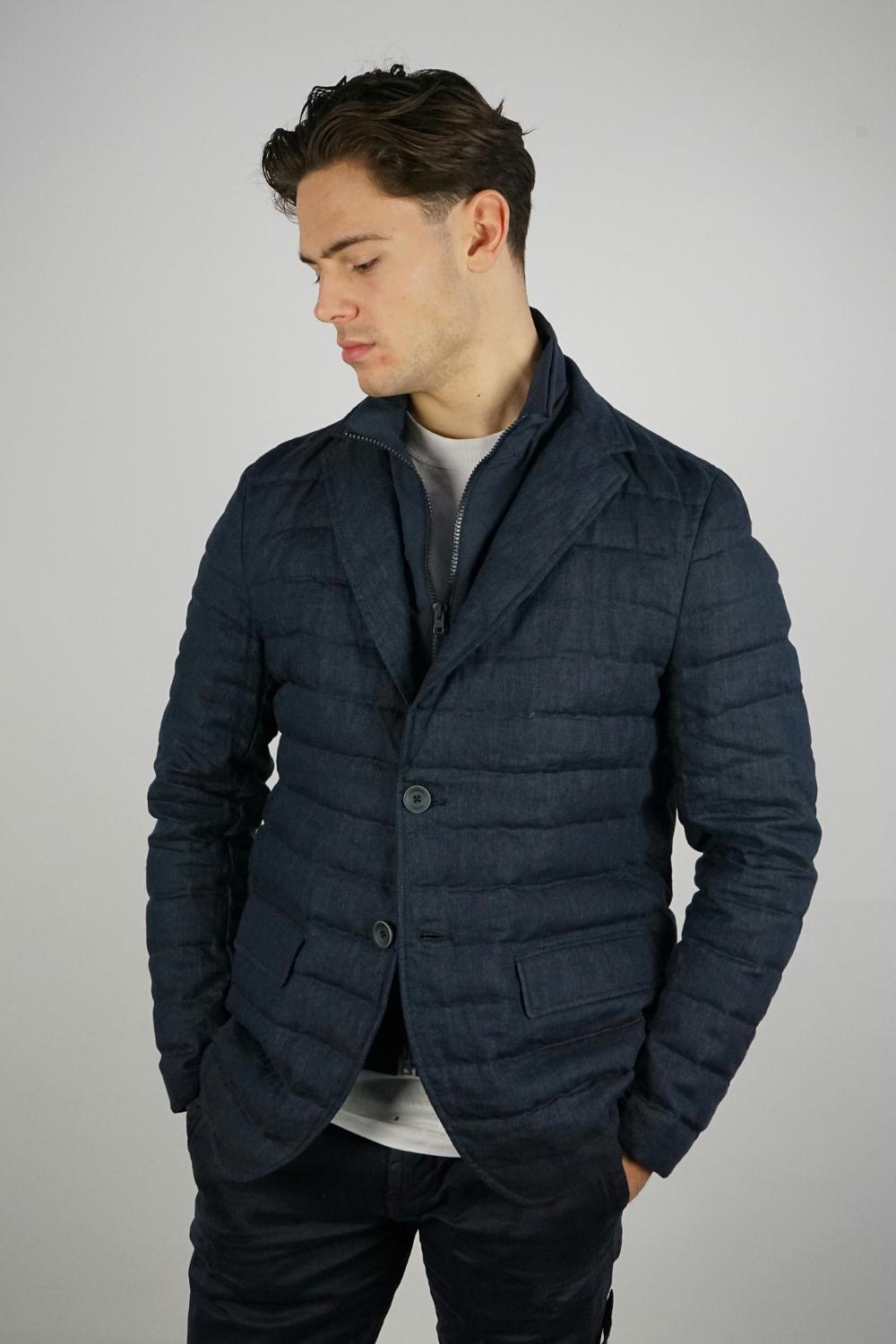 Herno - Donkerblauwe blazer