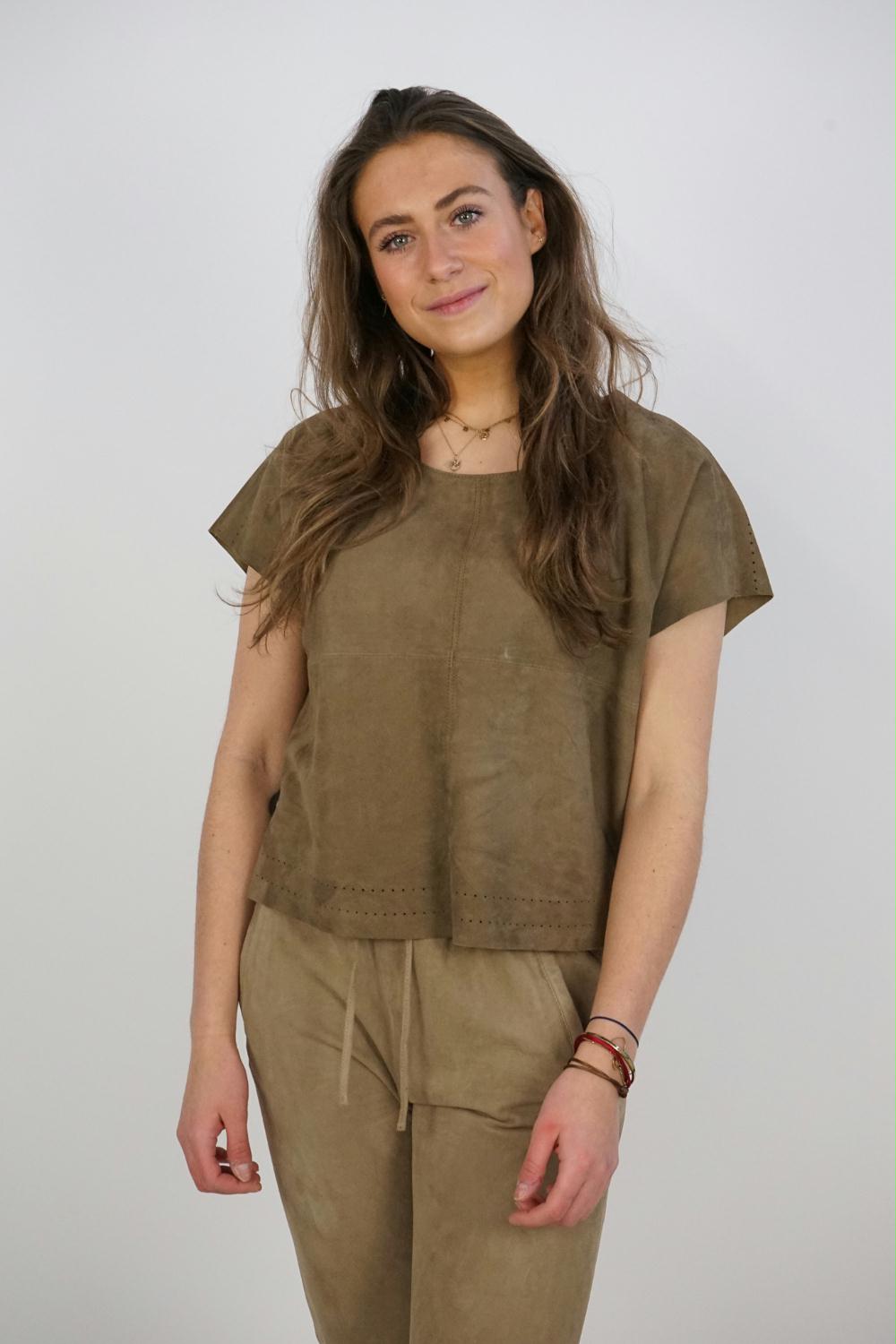 Oakwood - Beige Angelina top