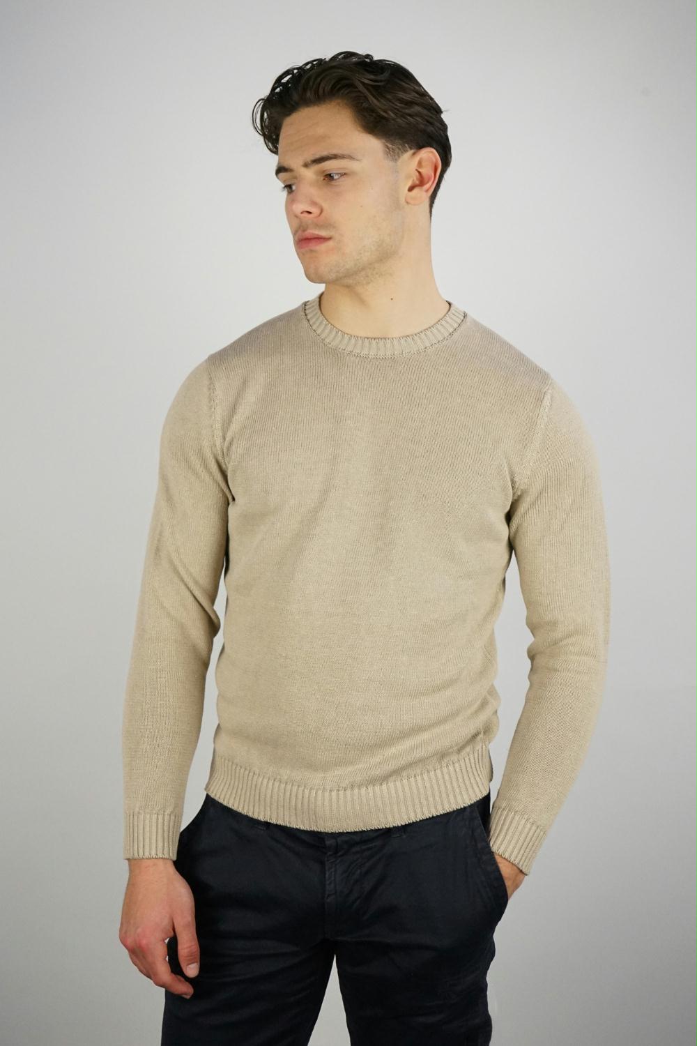 Zanone - Beige Slim Fit trui