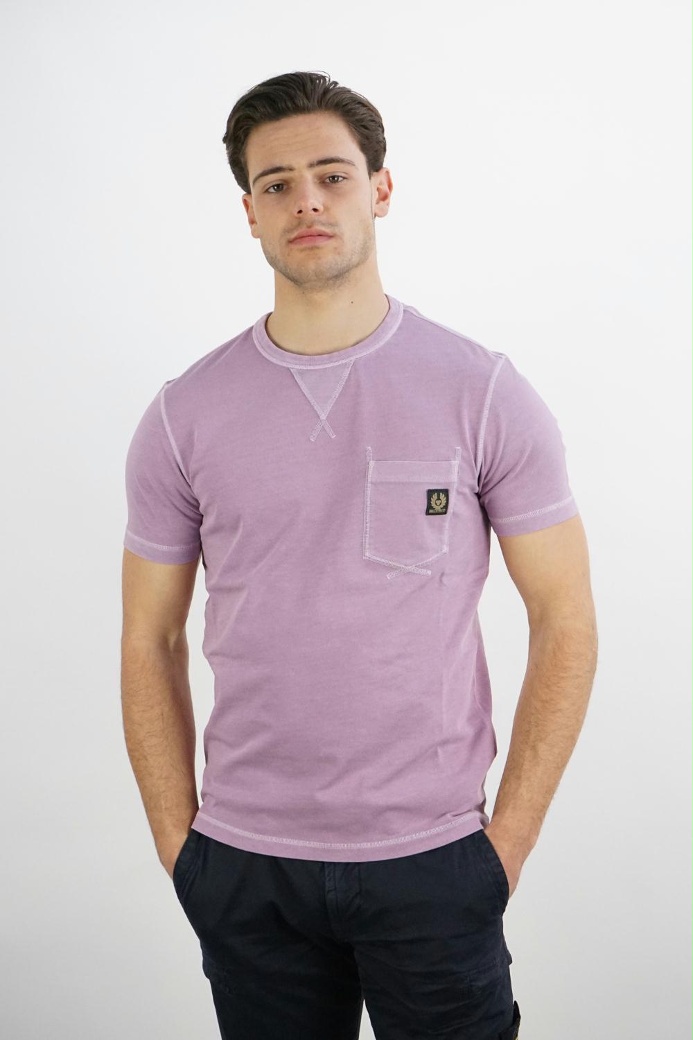 Belstaff Paars Topsail t shirt Zoetelief Mode