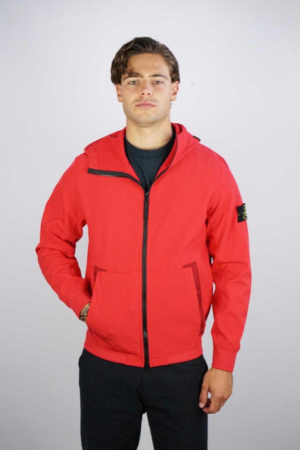 Kreet rijkdom Sherlock Holmes Stone Island - Rode Soft Shell jas - Zoetelief Mode