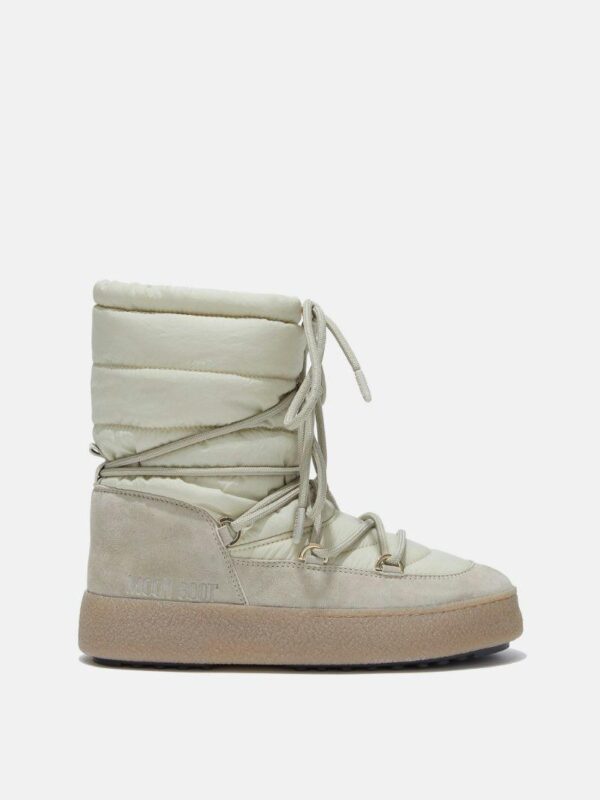 Moon Boot - L-Track Beige Nylon Boots