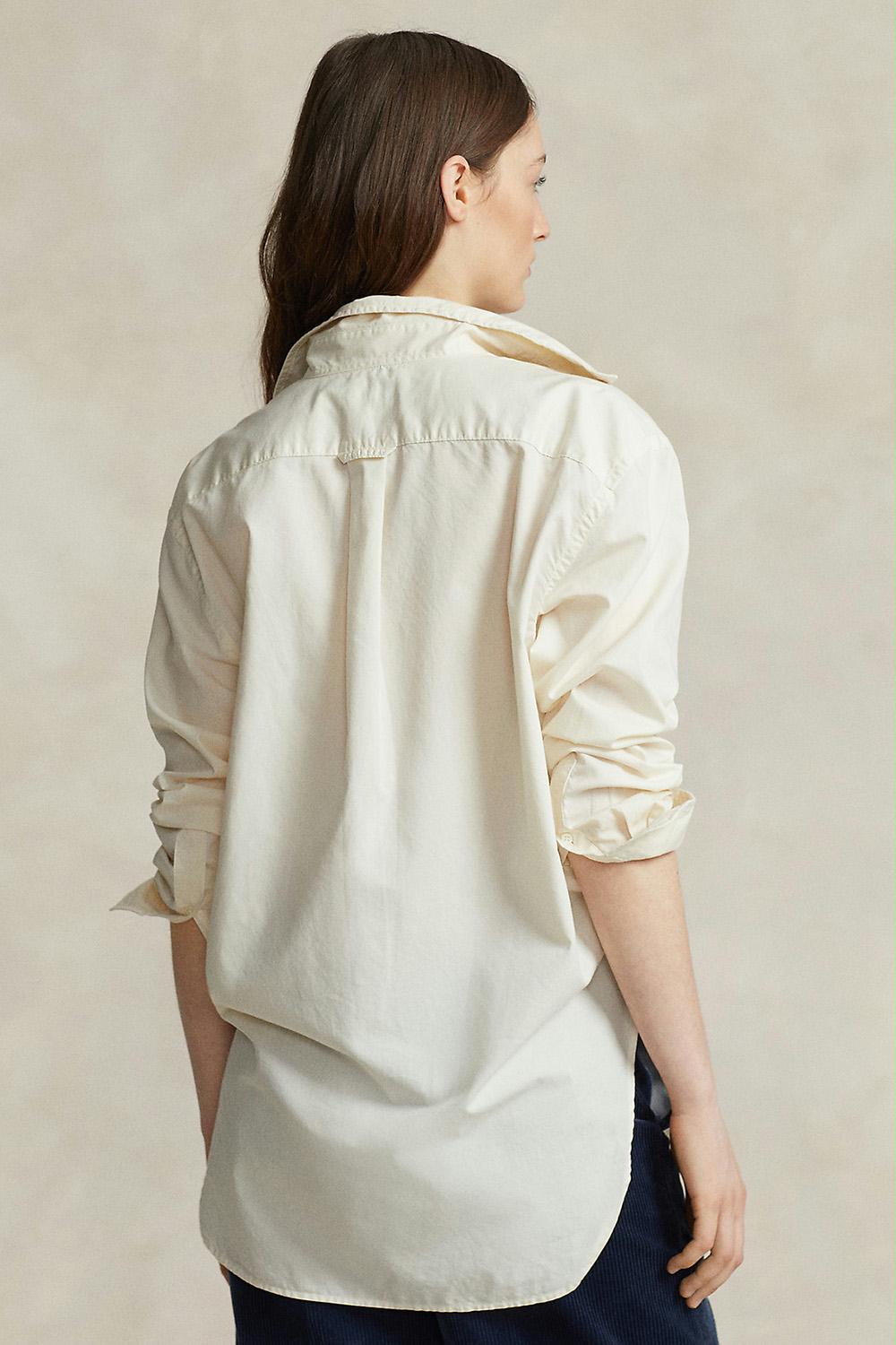 Polo Ralph Lauren Oversized Cotton Twill Shirt Zoetelief Mode