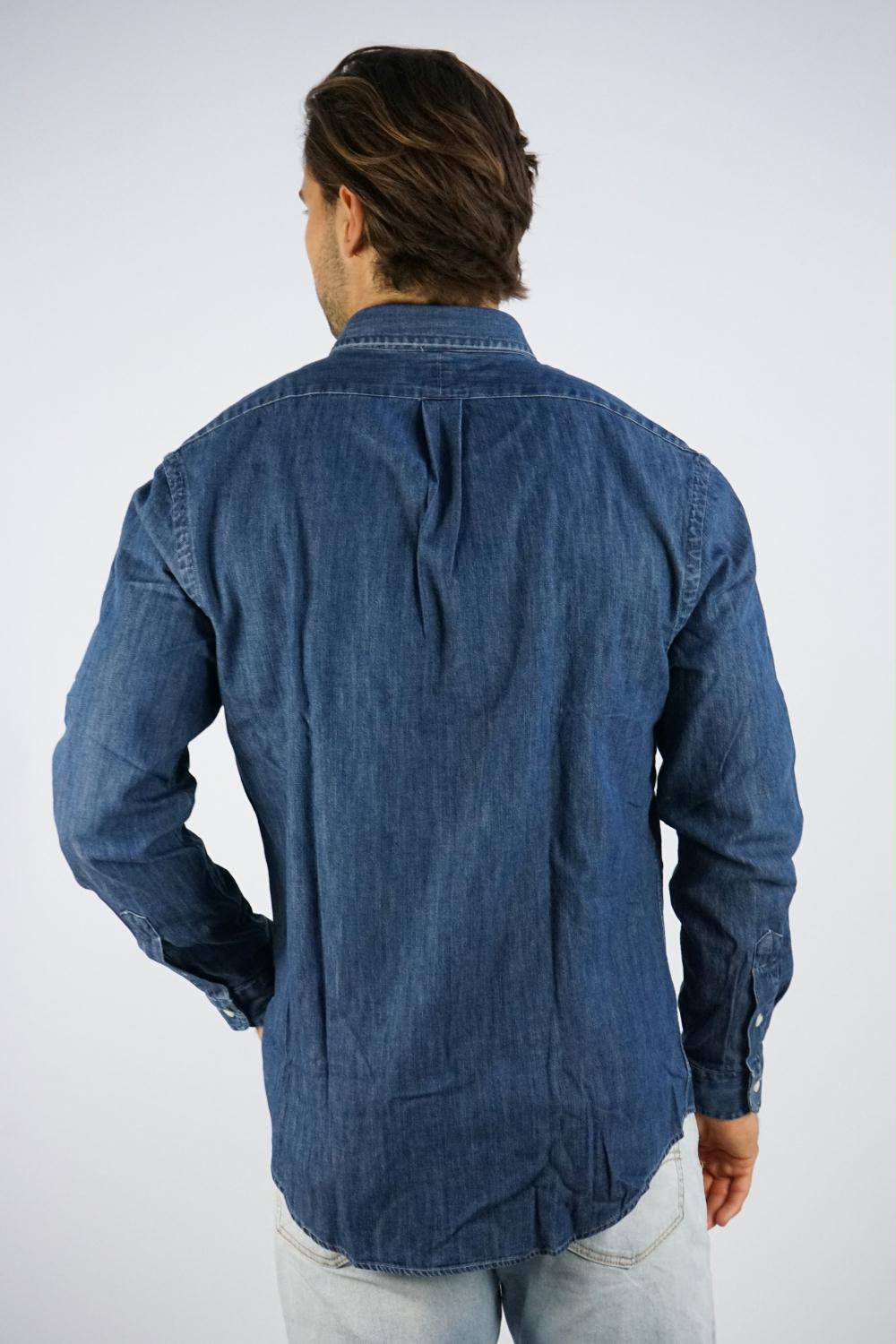 Ralph lauren denim shirt mens discount