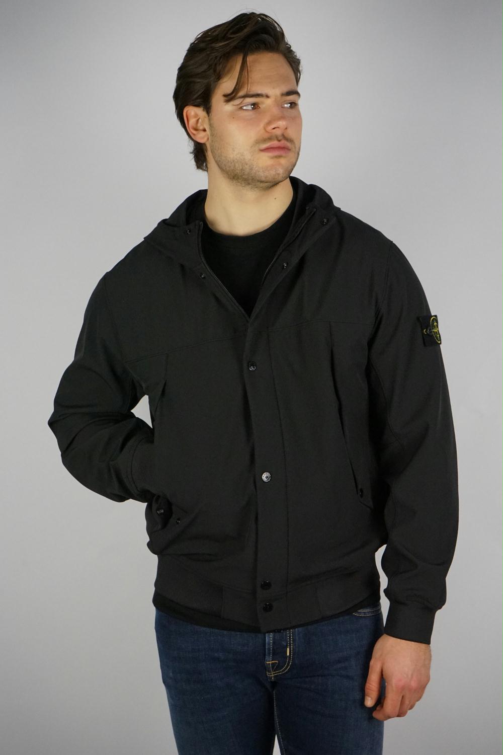 Stone Island - 40227 Soft Shell Hooded Jacket