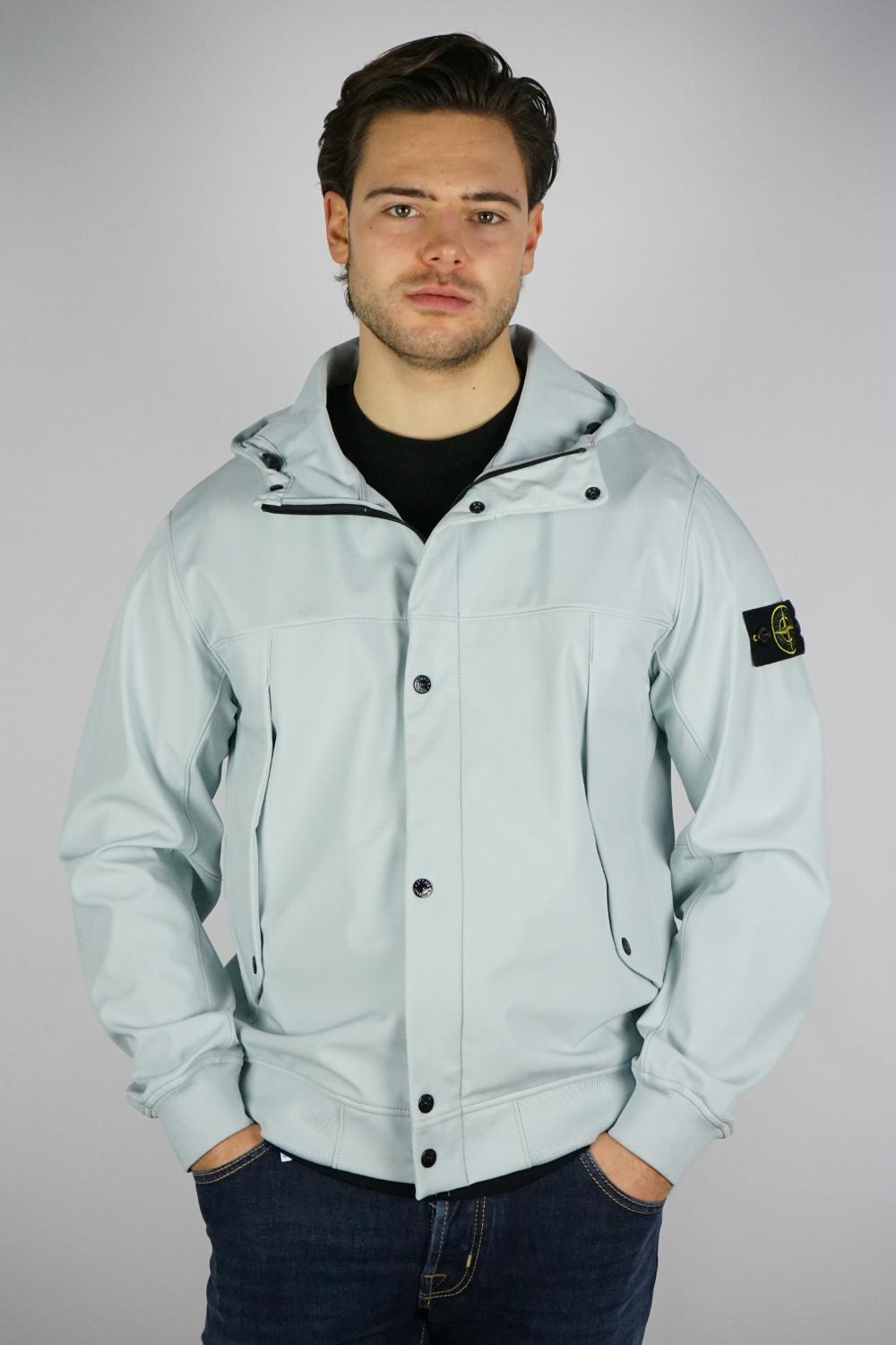 Stone Island - 40227 Soft Shell Hooded Jacket