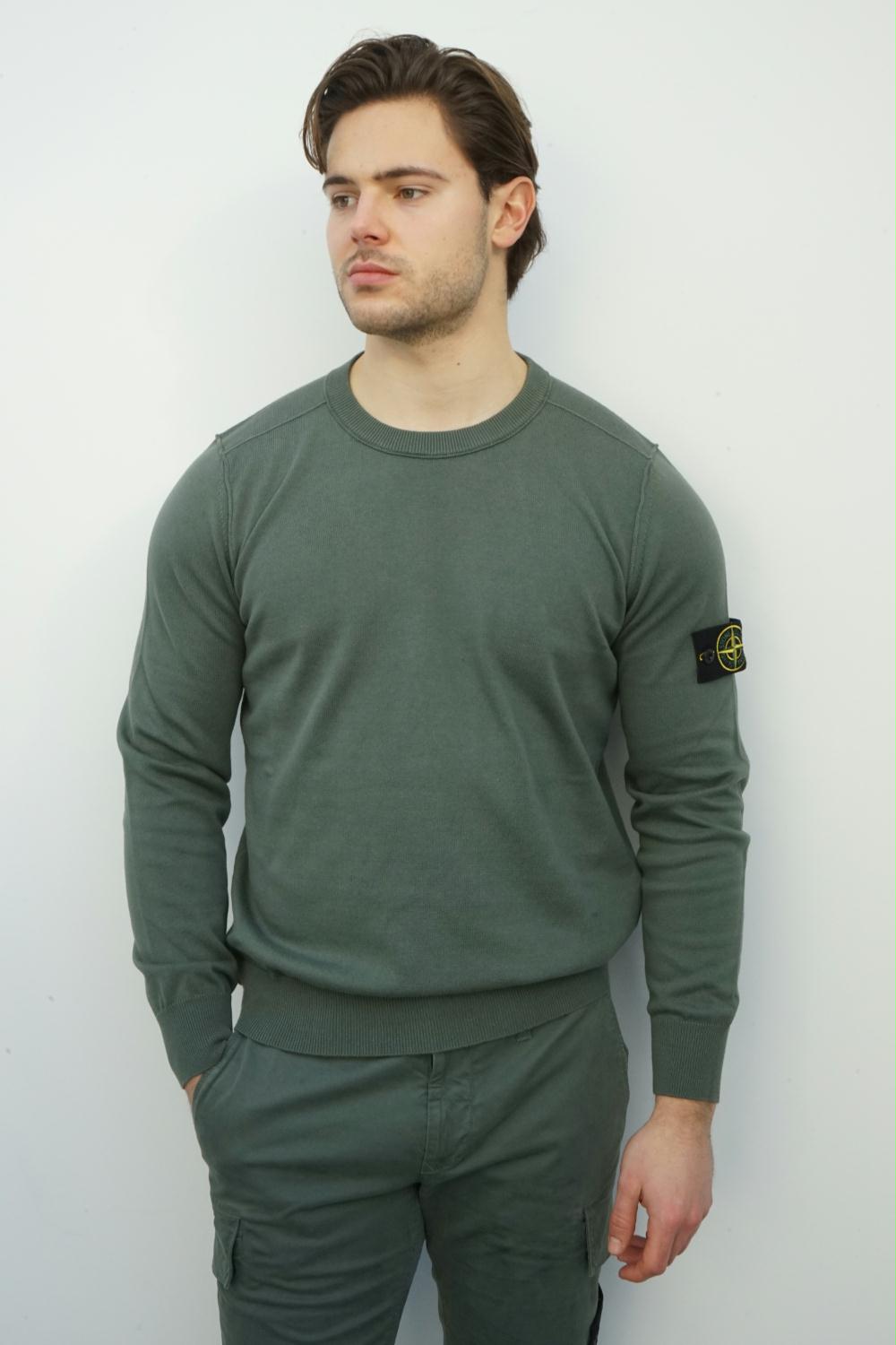Stone Island - 540B2 Cotton Crewneck Sweater