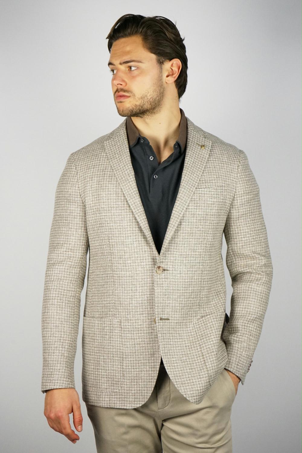 Corneliani - CC Structured Checkered Blazer