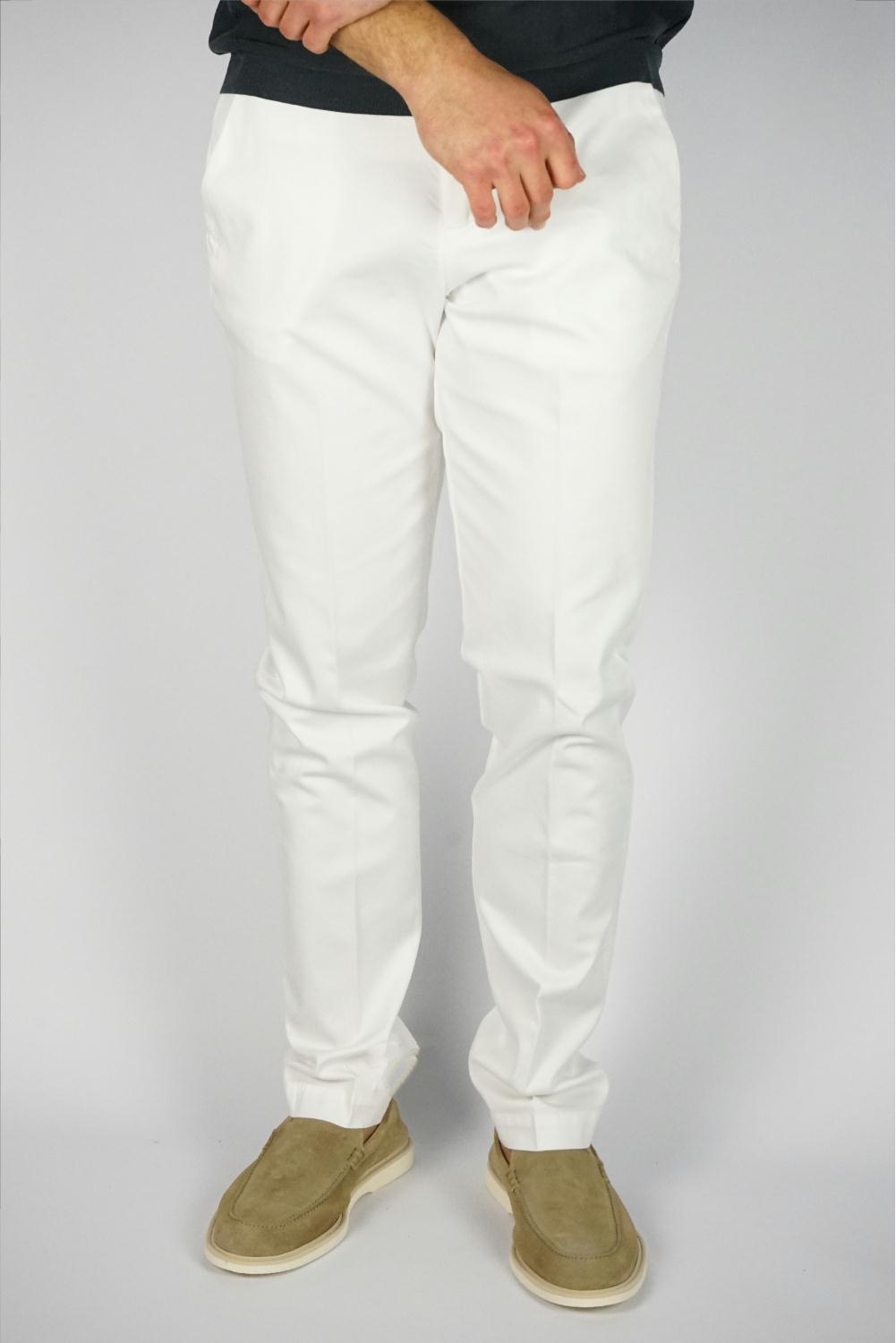 Corneliani - Milky Canvas Chino Trousers