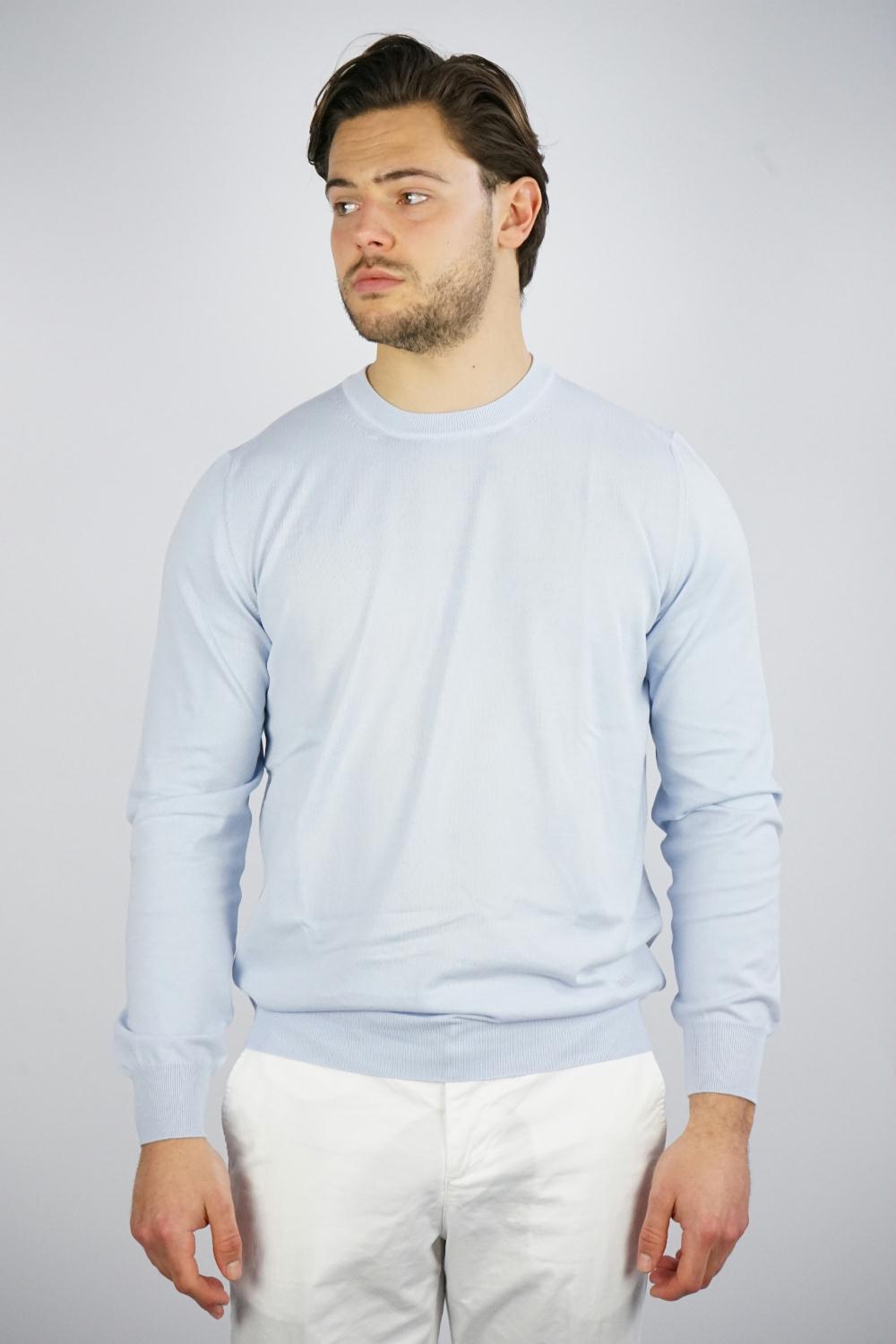 Fay - Cotton Round Neck Sweater