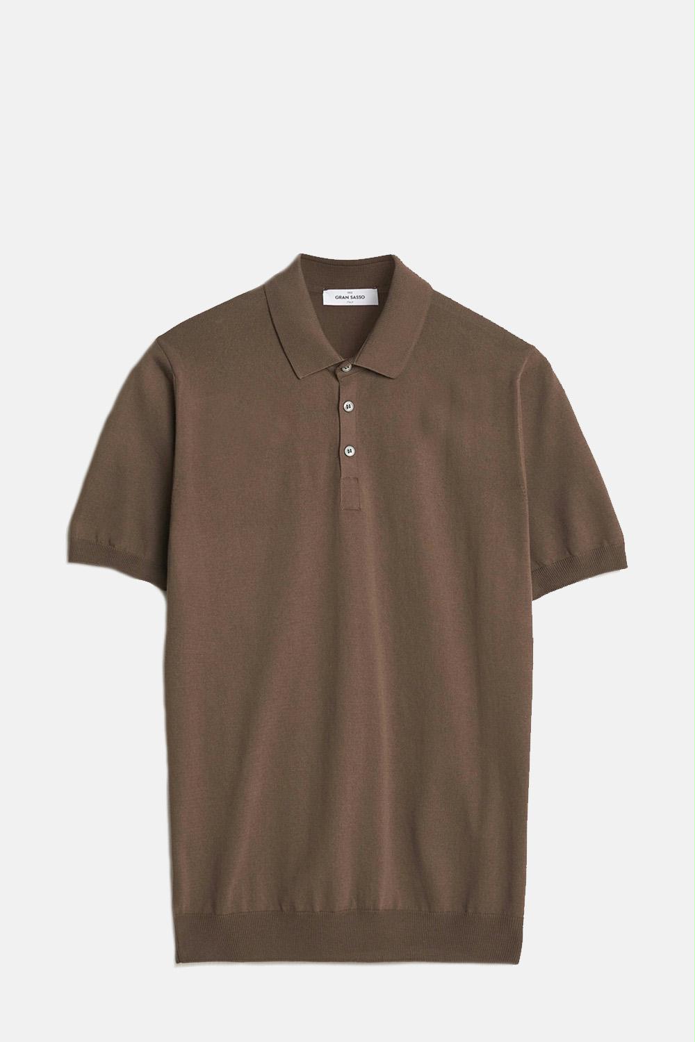 Gran Sasso - Tennis Knitted Cotton Polo