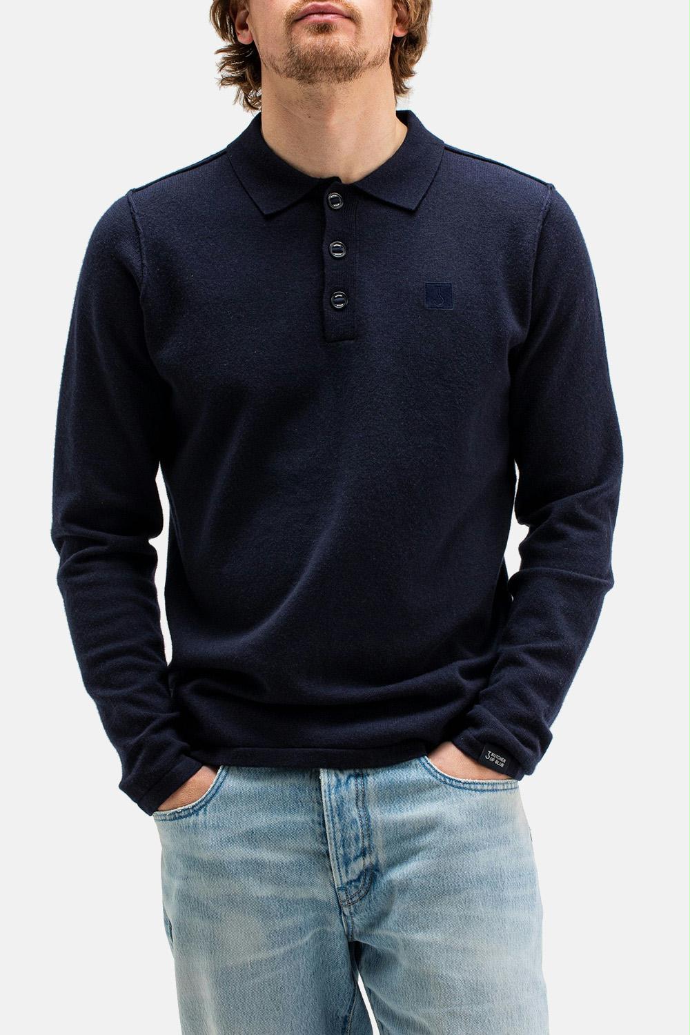 Butcher of Blue - Clifden Wool Polo Sweater