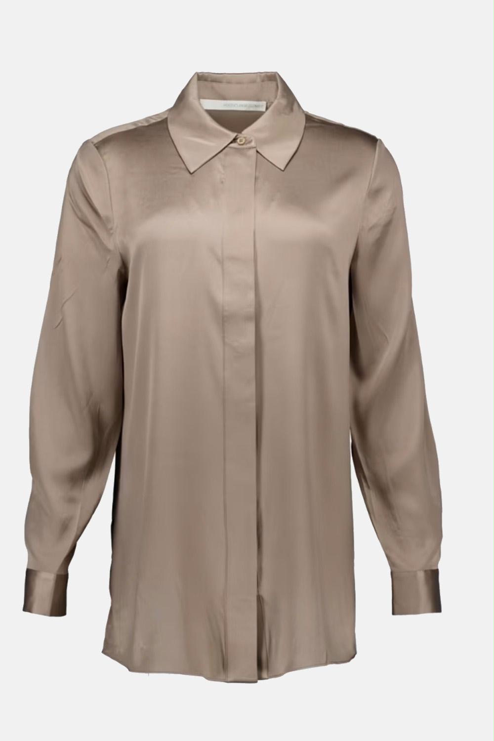 Herzen's Angelegenheit - Roasted Cashew Silk Blouse