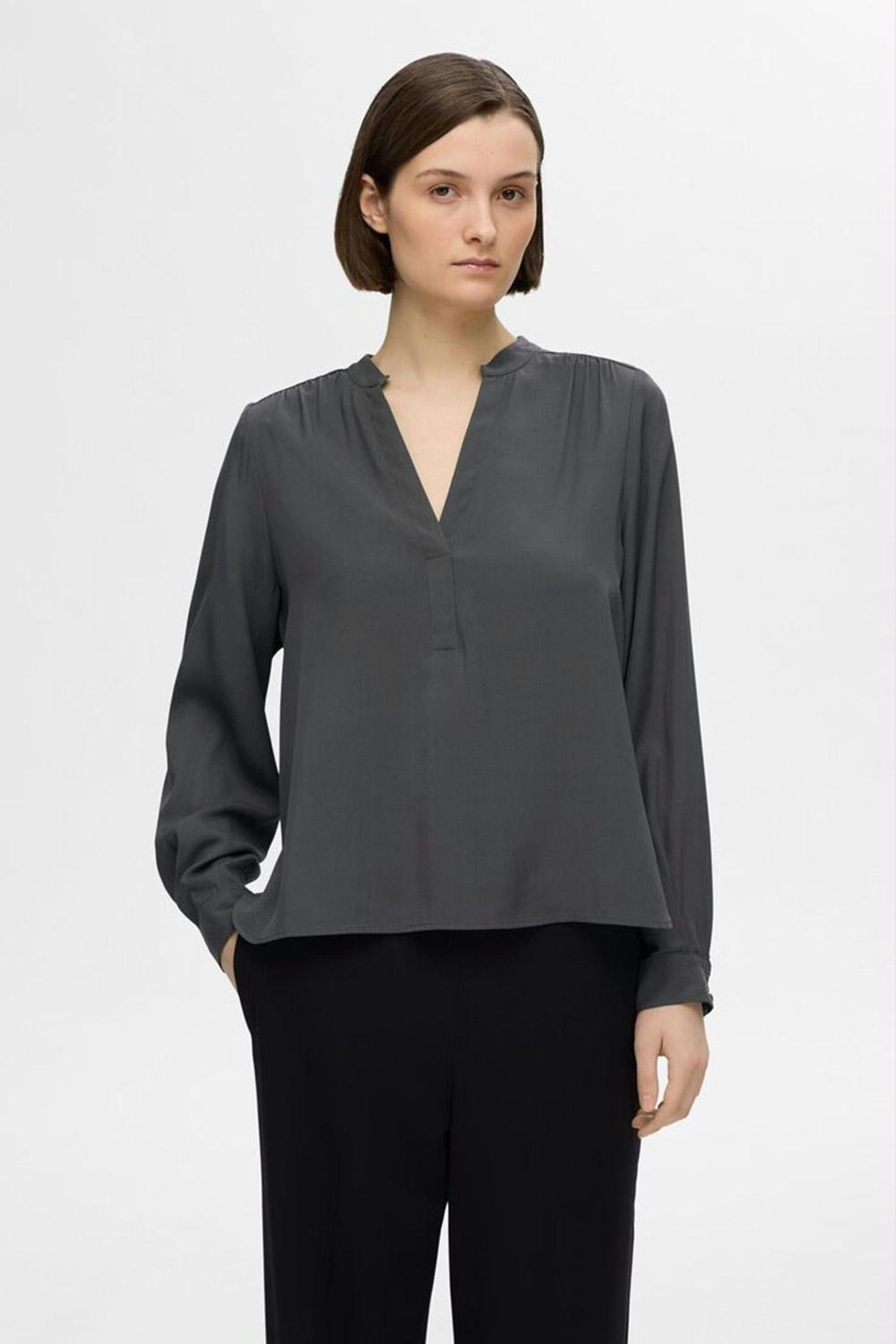 Selected Femme - Maddi LS V-Neck Top