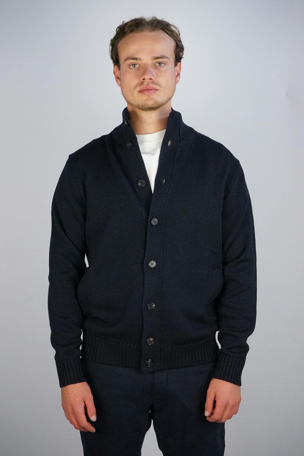 Zanone - Bomber Merino Wool Cardigan