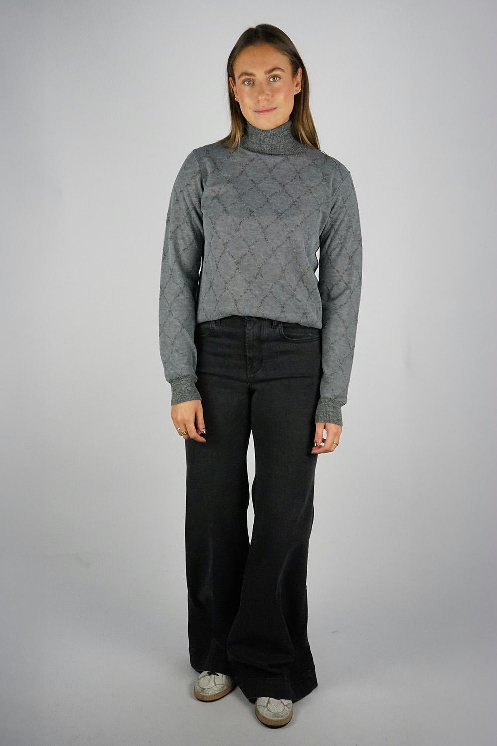 Jacob Cohën - Jacquard Turtleneck Jumper