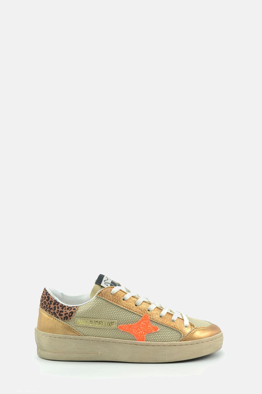 Ama Brand - 4049 Slam Leather Sneaker