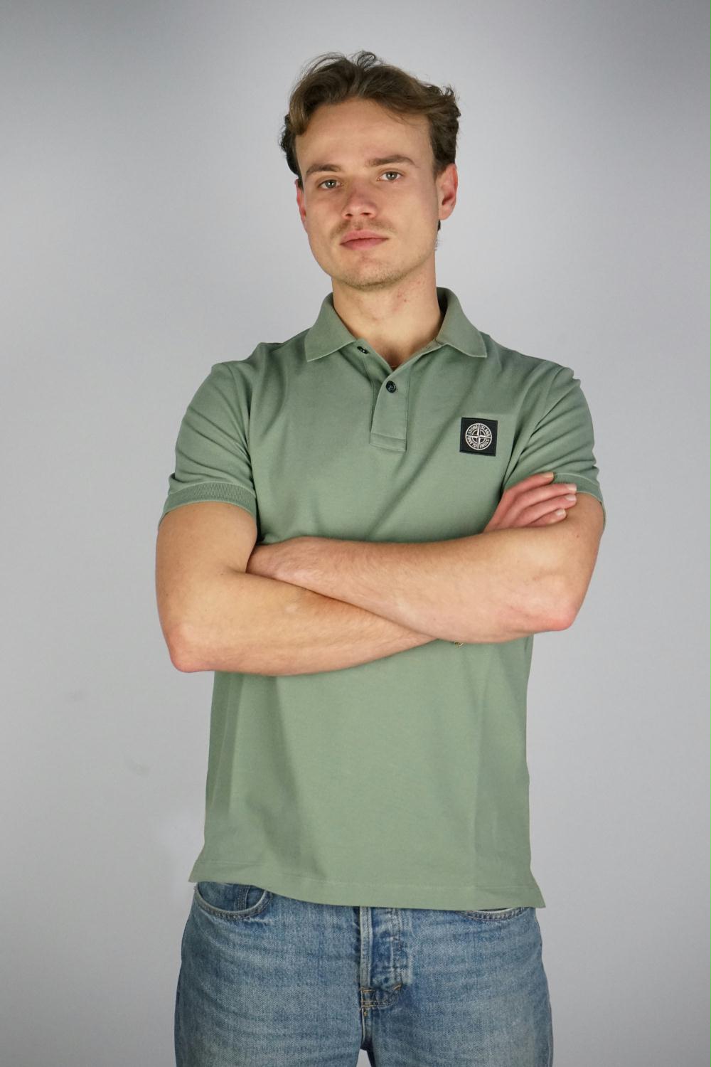 Stone Island - 22002SC Cotton Slim Polo Shirt