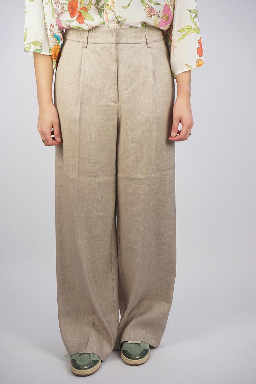 Herzen's Angelegenheit - Mushroom Linen Pants