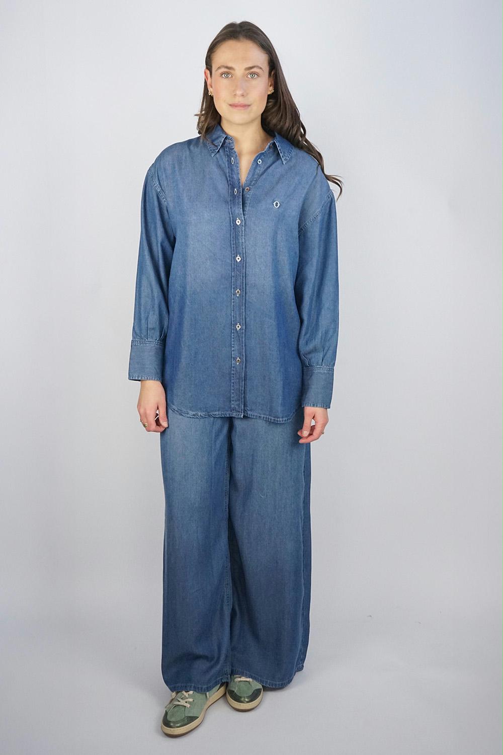 Ottod'Ame - Denim Wide Leg Pants