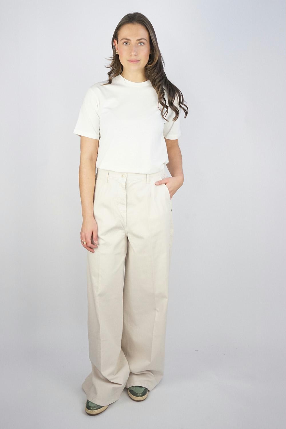 Ottod'Ame - Gabardine Cotton Palazzo Pants