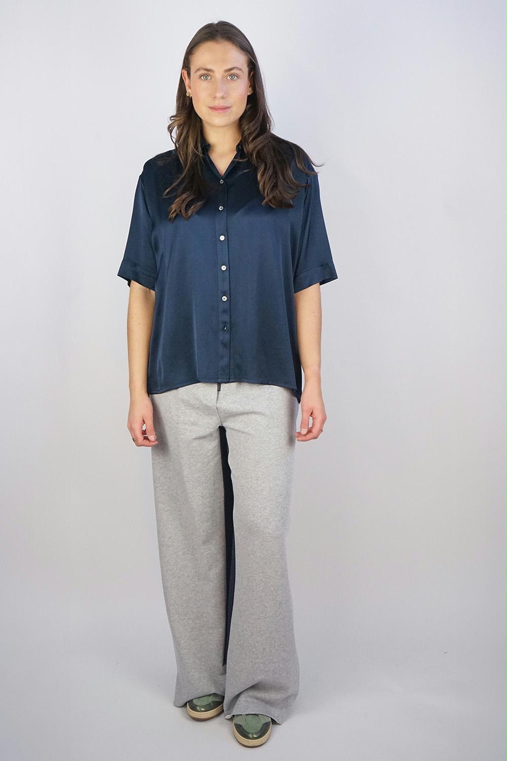 Ottod'Ame - Shiny Flowy Shirt