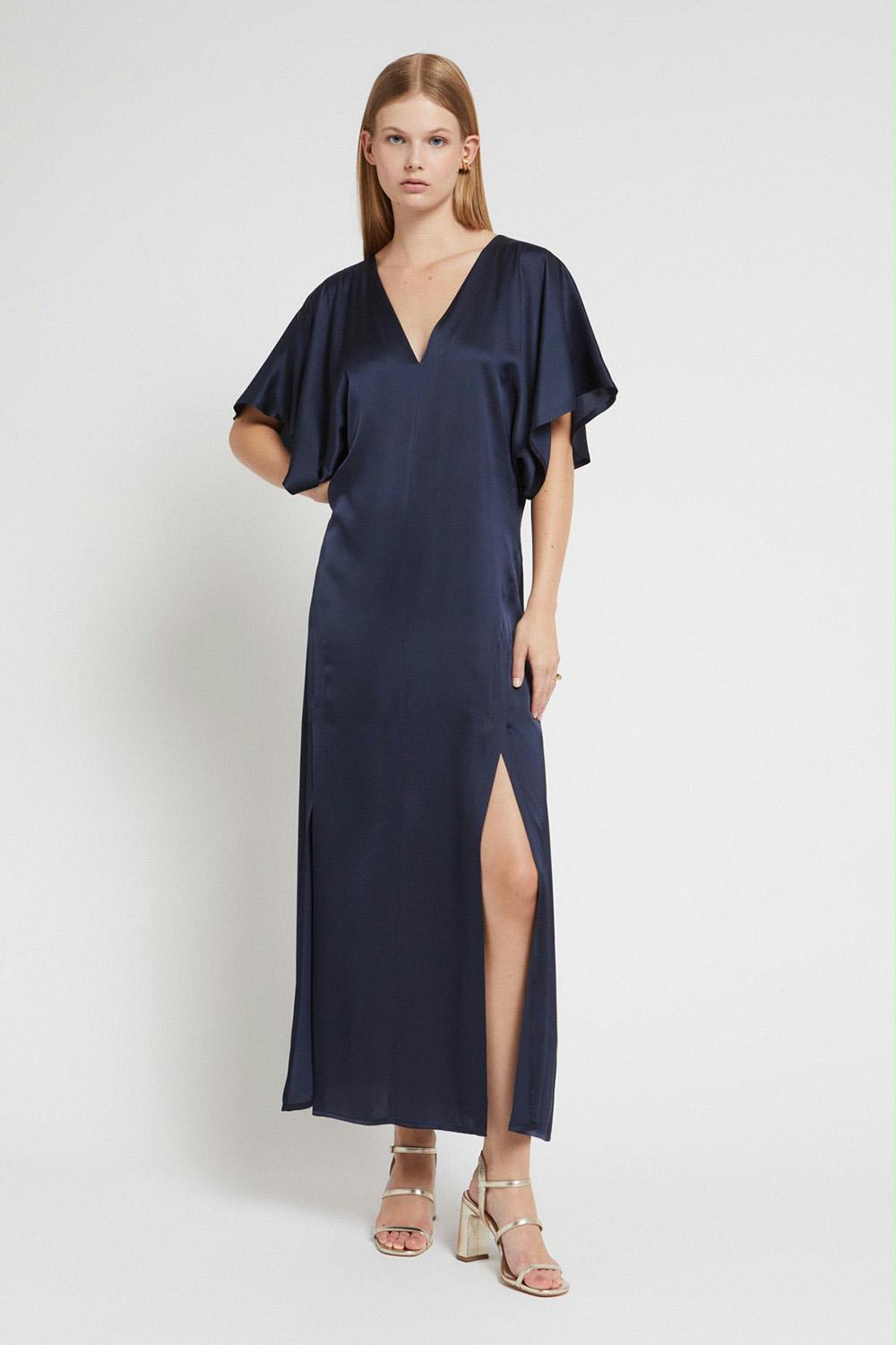 Ottod'Ame - Shiny Flowy Split Dress