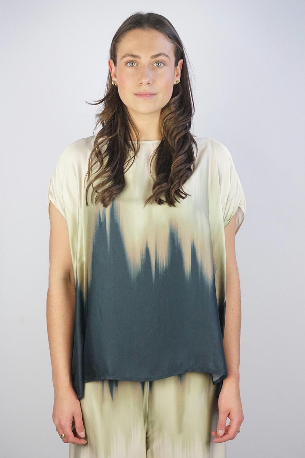 Ottod'Ame - Shiny Printed Top