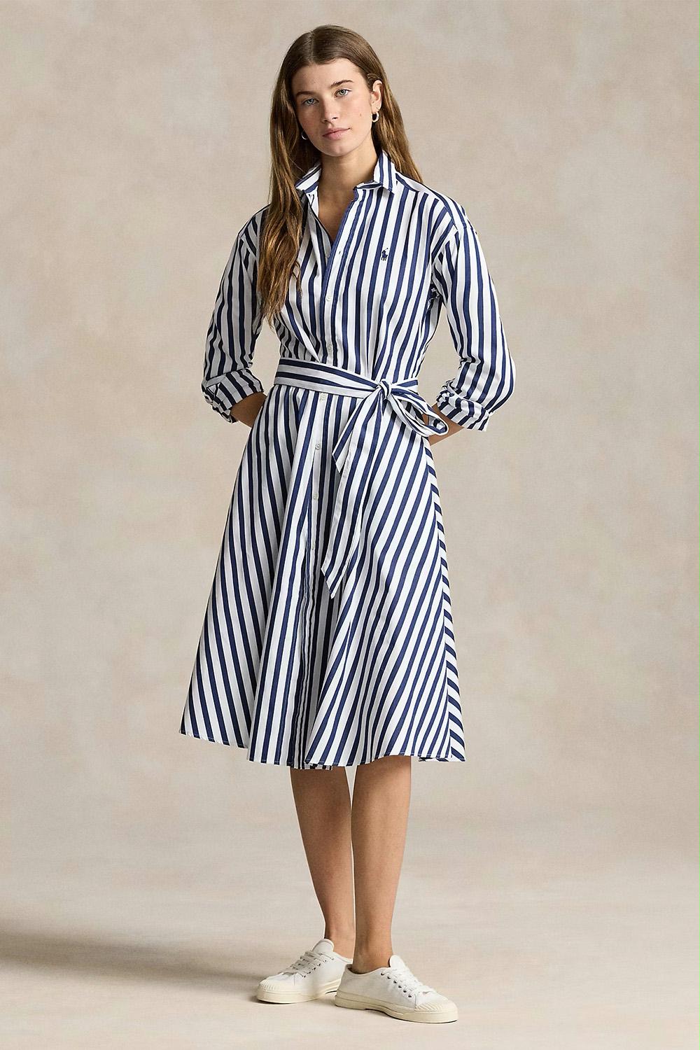 Polo Ralph Lauren - Striped Cotton Shirt Dress