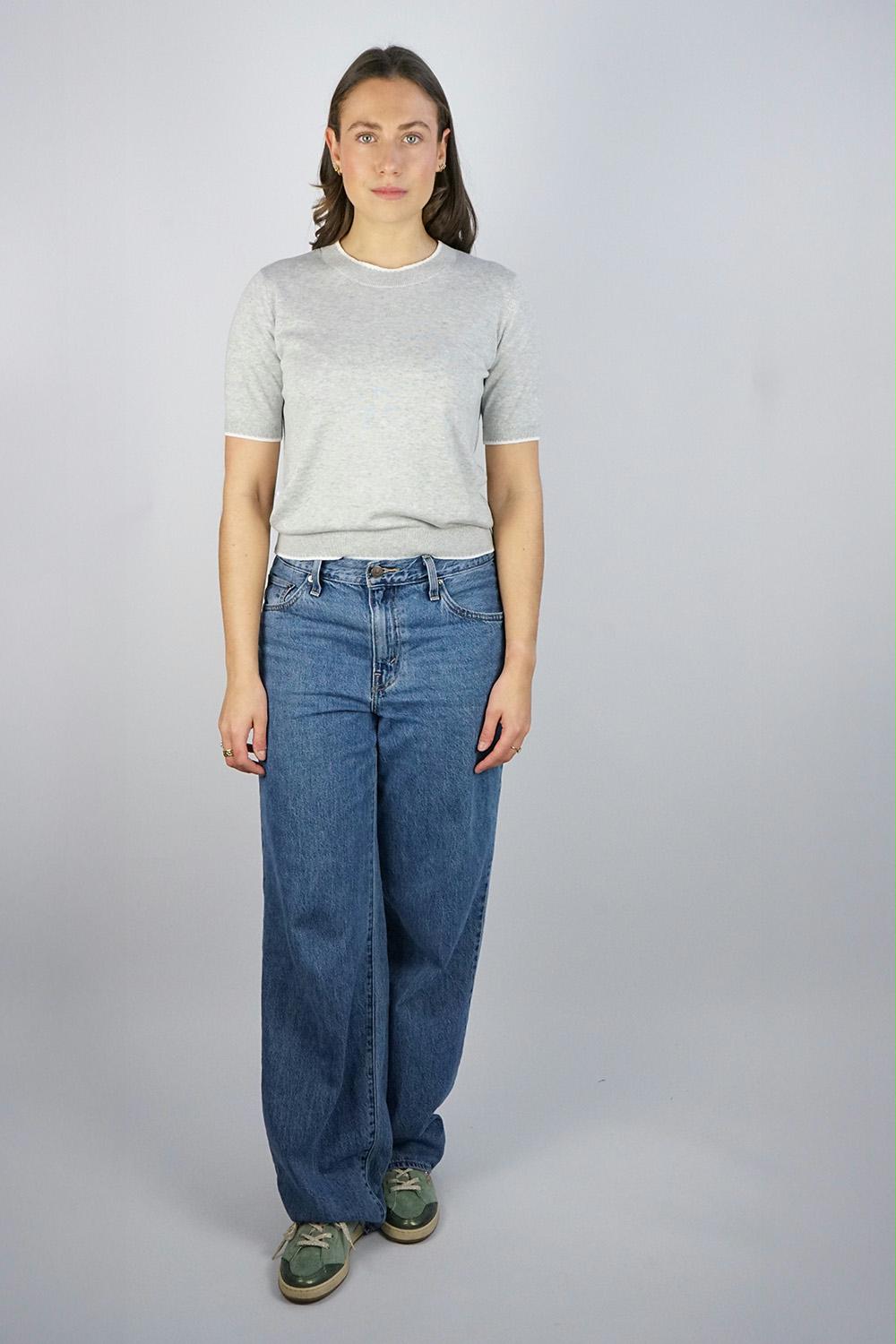 Repeat - Contrast Bands Knit Top