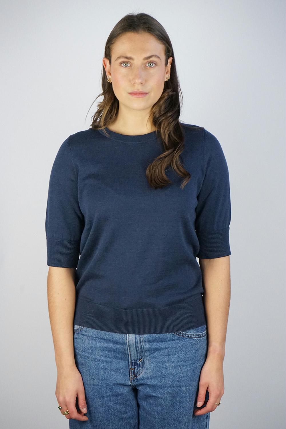 Repeat - Marine Knit 3/4 Sleeve Sweater
