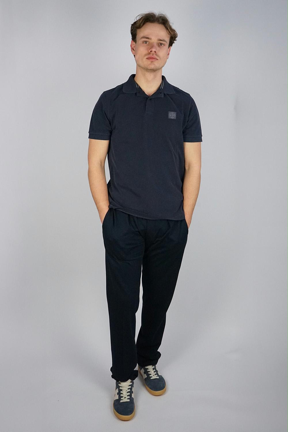 Stone Island - 22002SC Cotton Pique Polo