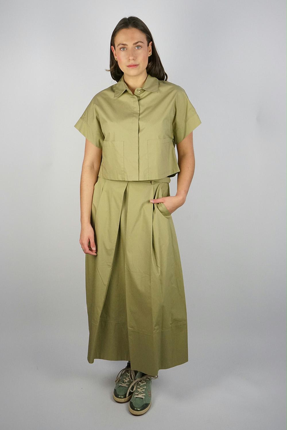 Kaos - Belt Cotton Skirt