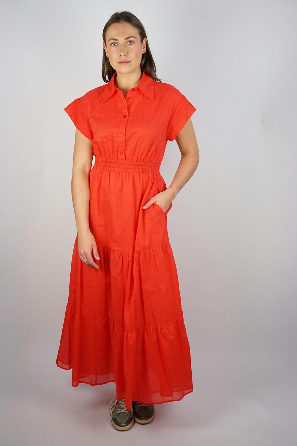 Kaos - Layered Voile Cotton Dress