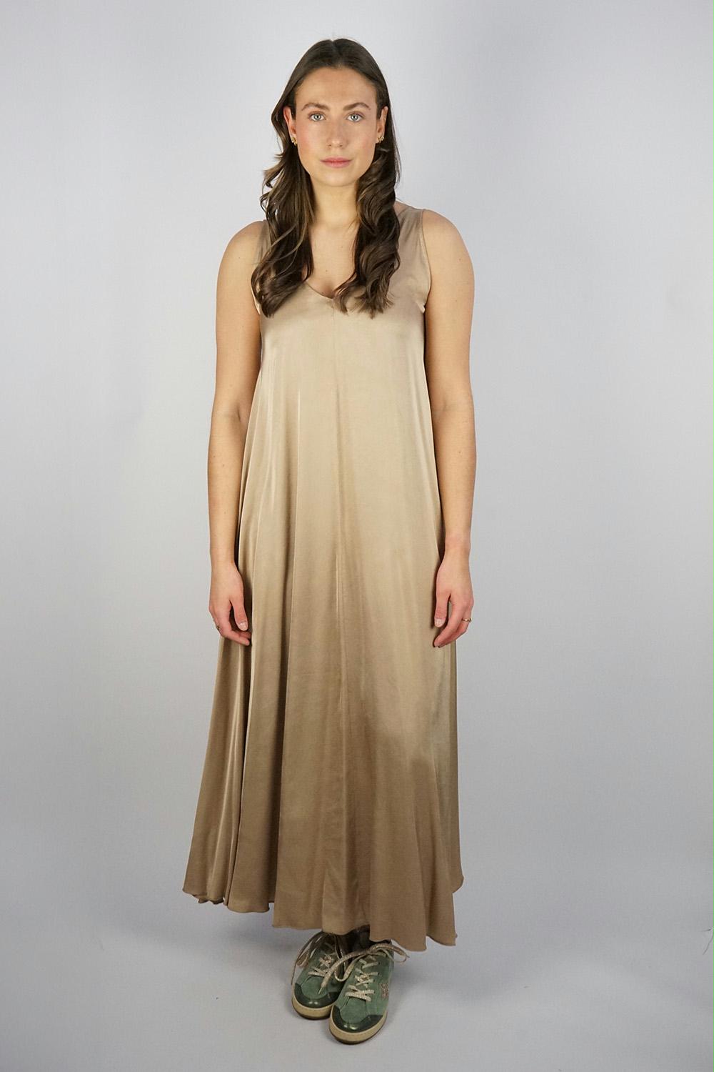 Kaos - Shiny V-Neck Dress