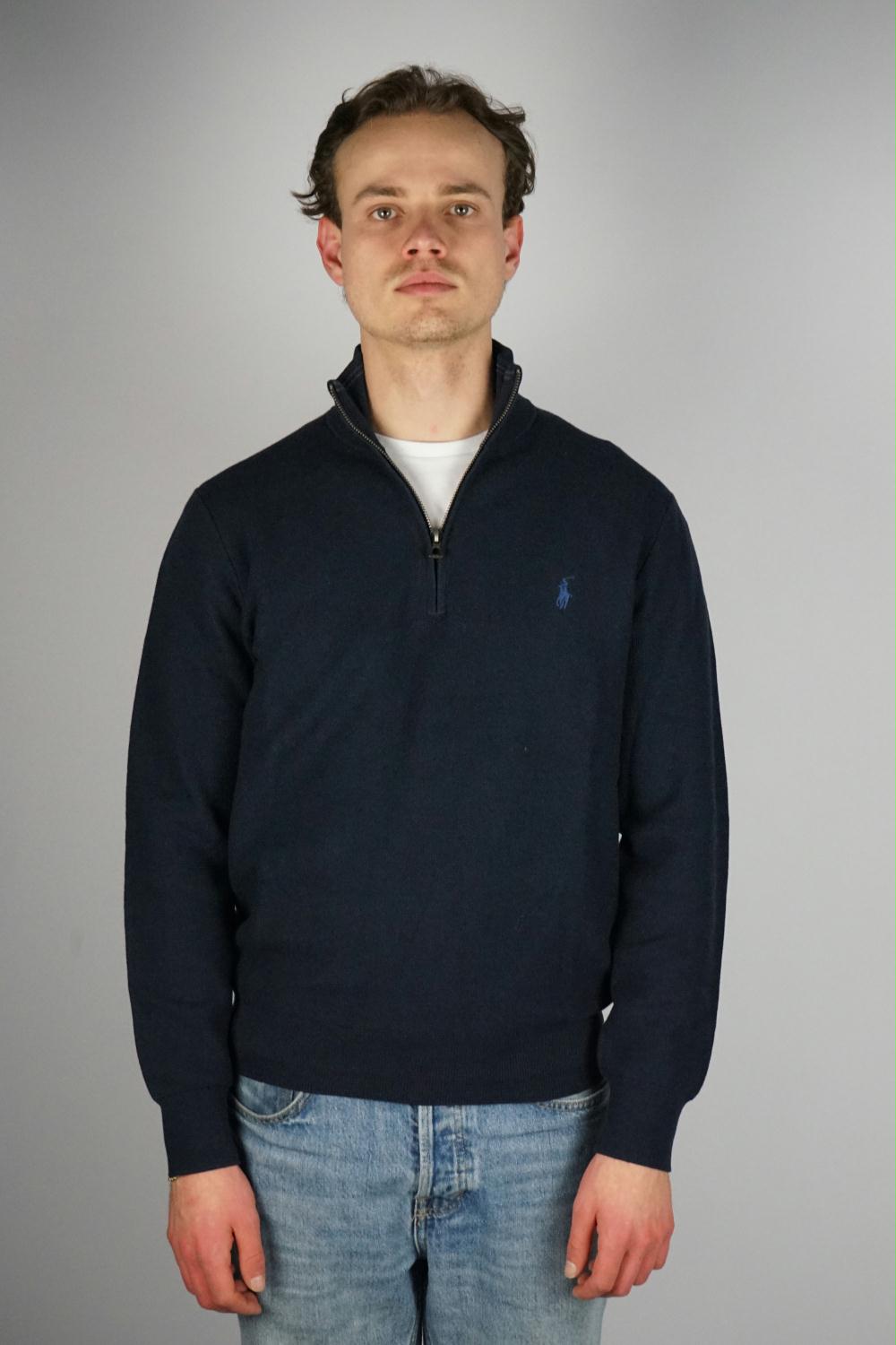 Polo Ralph Lauren - Mesh-Knit Quarter-Zip Jumper
