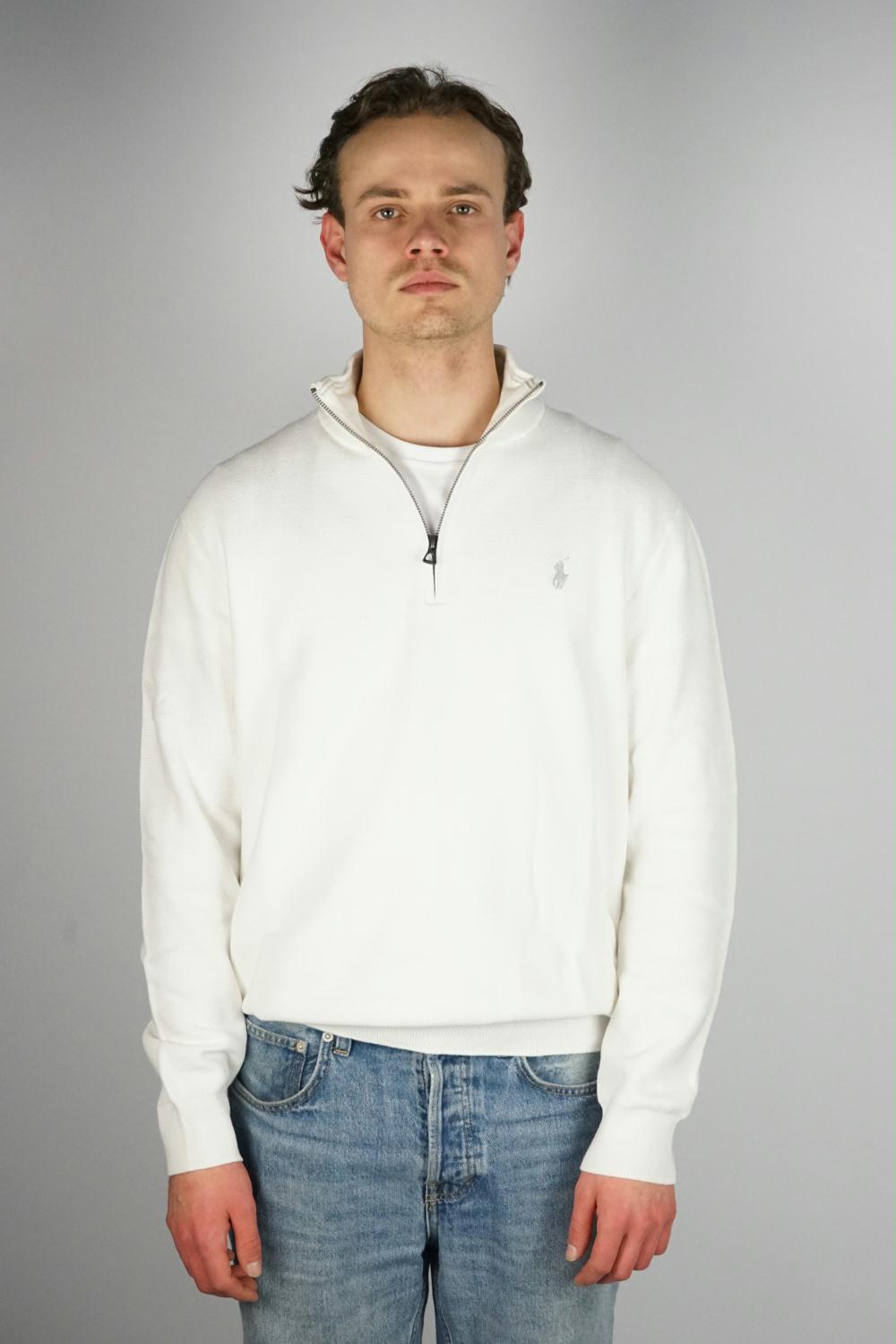 Polo Ralph Lauren - Mesh-Knit Quarter-Zip Jumper