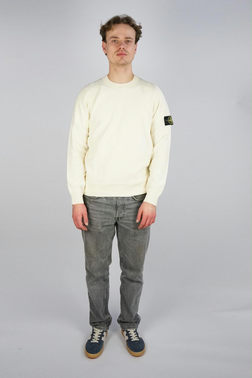 Stone Island - 5100036 Ribbed Crewneck Jumper