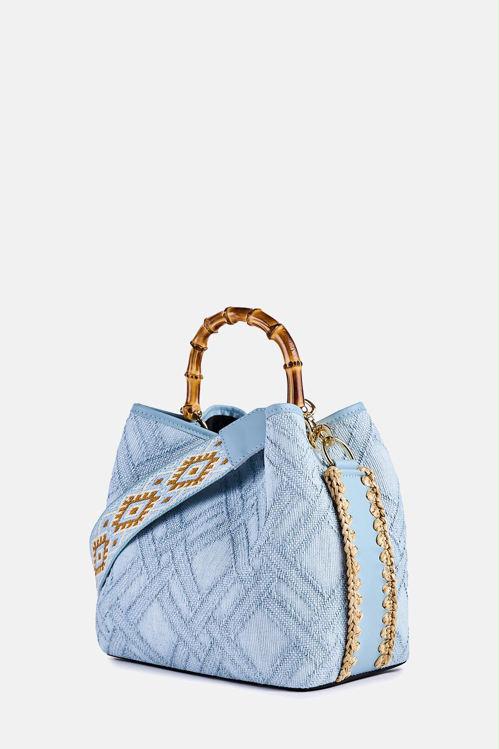 ViaMailBag - Cayos Glam Raffia Bag