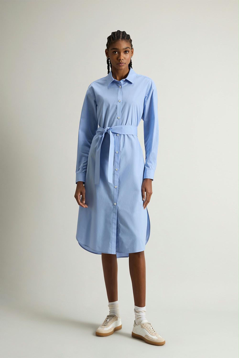 Woolrich - Poplin Pure Cotton Shirt Dress