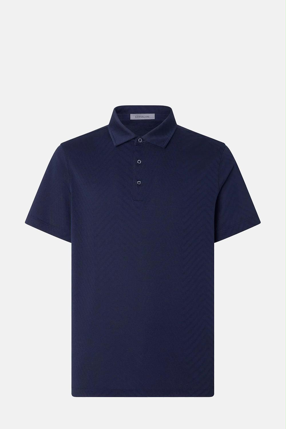 Corneliani - Jacquard Herringbone Polo