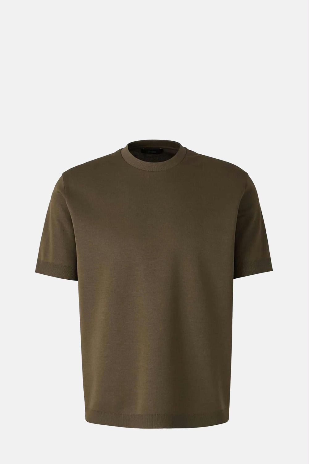 Herno - Knit Effect Jersey T-Shirt