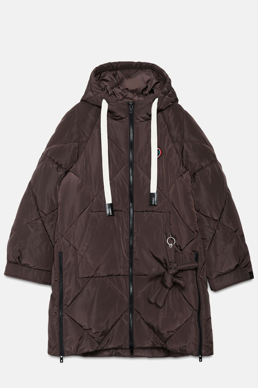 Ottod'Ame - Quilted Hooded Cape Coat