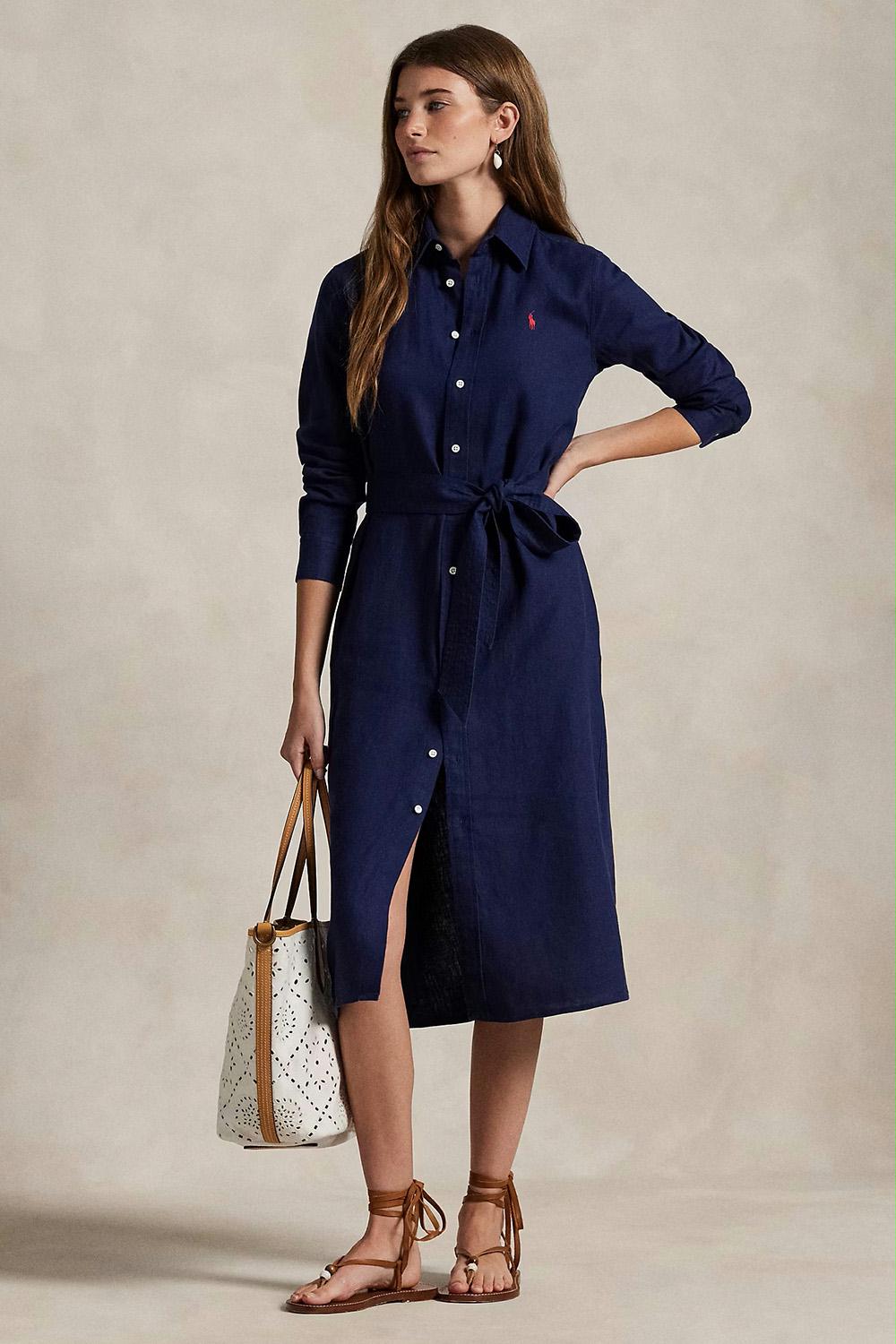 Polo Ralph Lauren - Linen Belted Shirt Dress